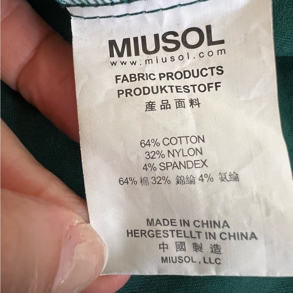 Miusol Green Vintage Style Midi Dress
Size Small - Picture 8 of 8